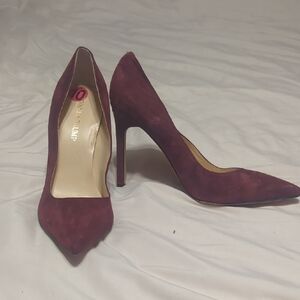 Ivanka Trump Burgundy Suede Heels